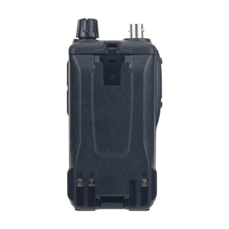 Detail shot of the IC-V80E VHF battery pack for handheld two way radio