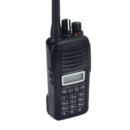 Front view of the IC-V88 7W VHF marine handheld transceiver