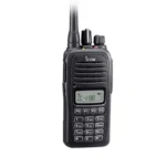 Side profile of the IC-V88 7W VHF marine handheld radio transceiver