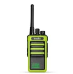 Front view of the Iradio CP-268 199-channel analog handheld radio