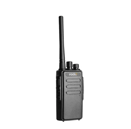 Front view of the Iradio CP-900 dual band handheld walkie talkie