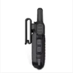 Iradio T3200 99-channel analog walkie talkie held in hand