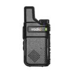 Front view of the Iradio H3 network POC handheld with FM portable feature