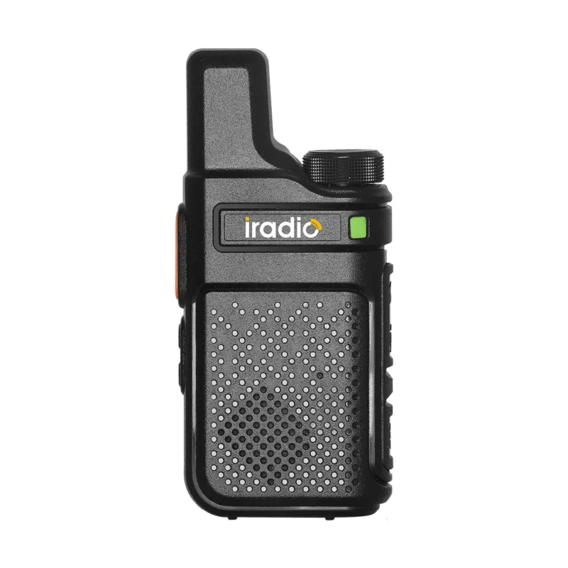 Front view of the Iradio H3 network POC handheld with FM portable feature
