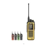 Front view of the Iradio UV-99 dual band privacy handheld radio