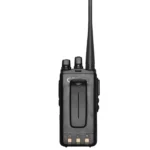 Close-up of the Iradio UV83 dual band VHF UHF portable radio