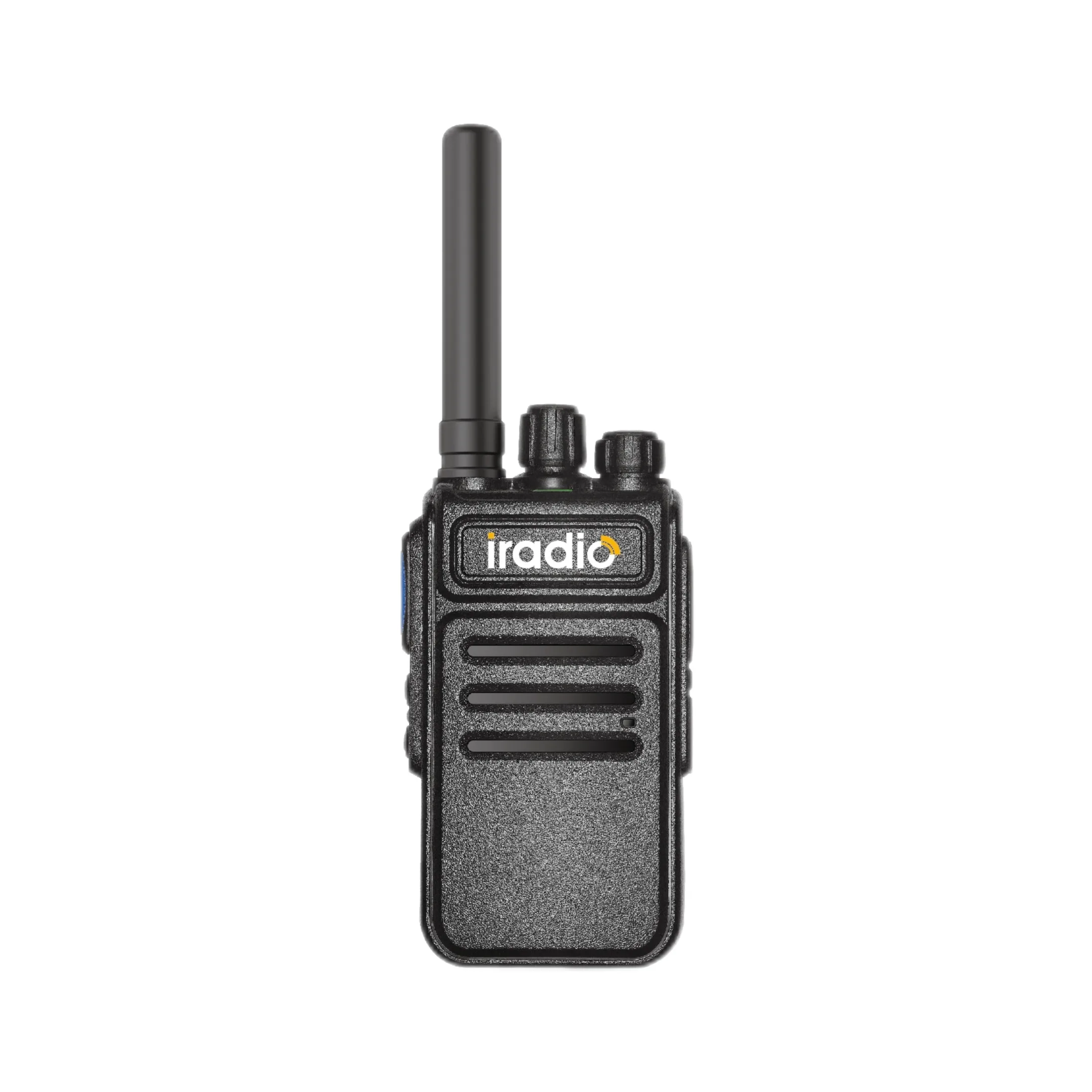 Tw Iradio V550 Two Way Radio Front view of the Iradio V550 5W analog handheld walkie talkie