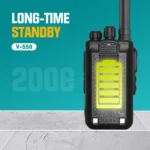 Package contents of the Iradio V550 5W analog handheld walkie talkie