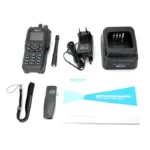 Package contents of the Kirisun DP990 DMR long range digital handheld radio