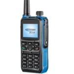 Kirisun GP700 ATEX explosion-proof 4G Zello PTT radio held in hand