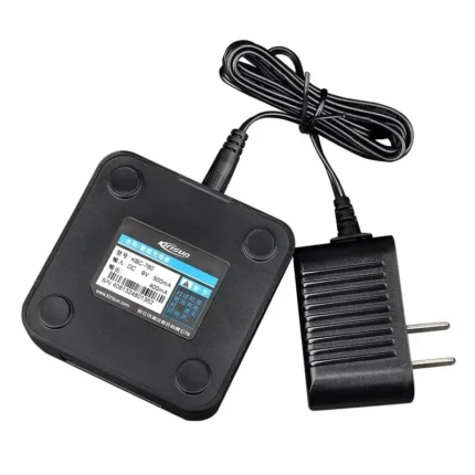 Detail shot of the Kirisun KBC-760 Type-C desktop charger for DP405 P510