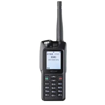 Front view of the Kirisun V688 waterproof digital handheld intercom radio
