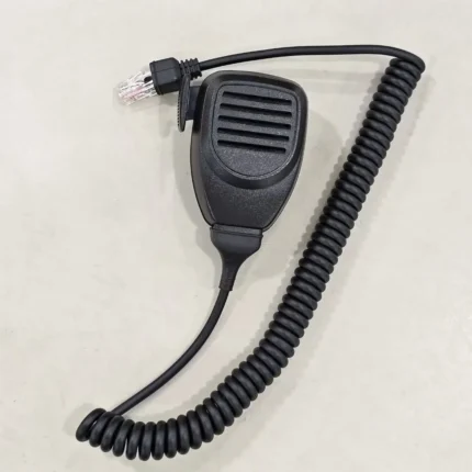 Front view of the KMC-30 wired speaker microphone for Kenwood TK series radios