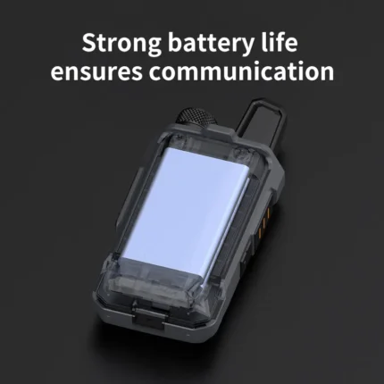 Detail shot of the Maycall global GSM 4G LTE PoC SIM card walkie talkie
