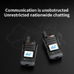 Close-up of the Maycall global GSM 4G LTE PoC SIM card walkie talkie