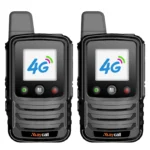 Front view of the Maycall Global PTT floating 4G PoC radio
