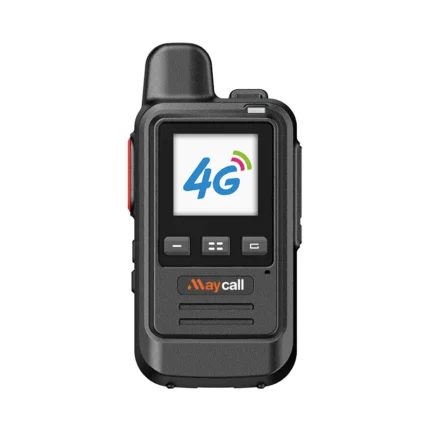 Front view of the Maycall W7 4G LTE PoC handheld with octa-core processor
