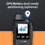 Maycall W7 4G LTE PoC handheld with octa-core processor held in hand
