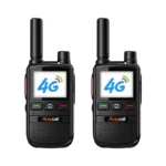 Front view of the Maycall K300 mini 4G LTE PTT PoC walkie talkie