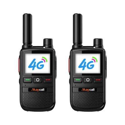 Front view of the Maycall K300 mini 4G LTE PTT PoC walkie talkie