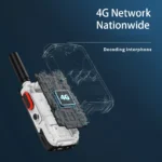 Side profile of the Maycall K300 mini 4G LTE PTT PoC walkie talkie