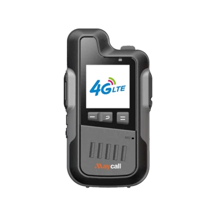 Front view of the Maycall M9500 Android 8.1 mini 4G PoC DMR radio
