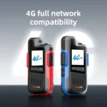 Detail shot of the Maycall M9500 Android 8.1 mini 4G PoC DMR radio