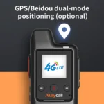 Maycall MC-260 Android 4G LTE PoC handheld radio held in hand