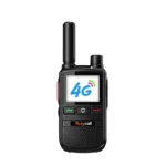 Front view of the Maycall MC-38 4G PoC network handheld radio