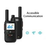 Detail shot of the Maycall MC-38 4G PoC network handheld radio