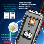 Package contents of the Maycall MC-528 European 4G PoC handheld radio
