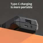 Side profile of the Maycall MC-82 Global PTT 4G LTE PoC handheld radio