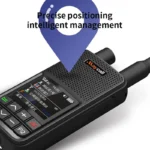 Close-up of the Maycall MC-98 loud horn PoC intercom radio