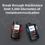 Package contents of the Maycall T522 4G WiFi PoC radio handset with Android support