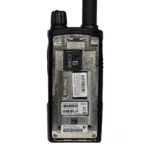Close-up of the Motorola MagOne A16D commercial digital handheld radio