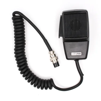 Detail shot of the CB-507 4-pin handheld speaker mic for car CB radio