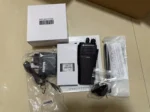 Close-up of the Motorola CP040 GP3188 CP200 analog two way radio, IP54 shell