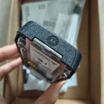Side profile of the CP100d dual-mode handheld two-way radio