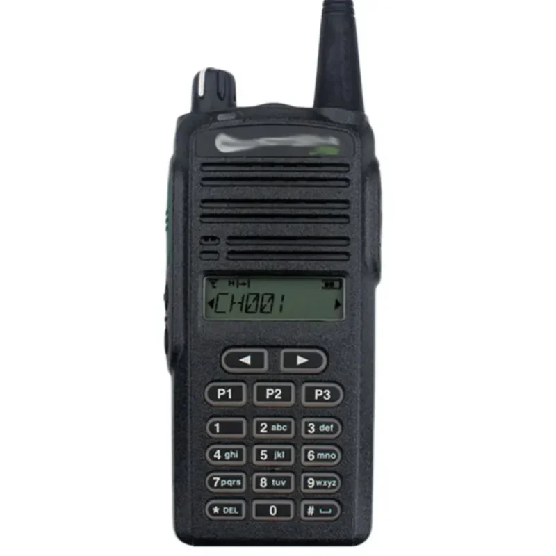 Front view of the Motorola CP1660 CP1668 business two way radios