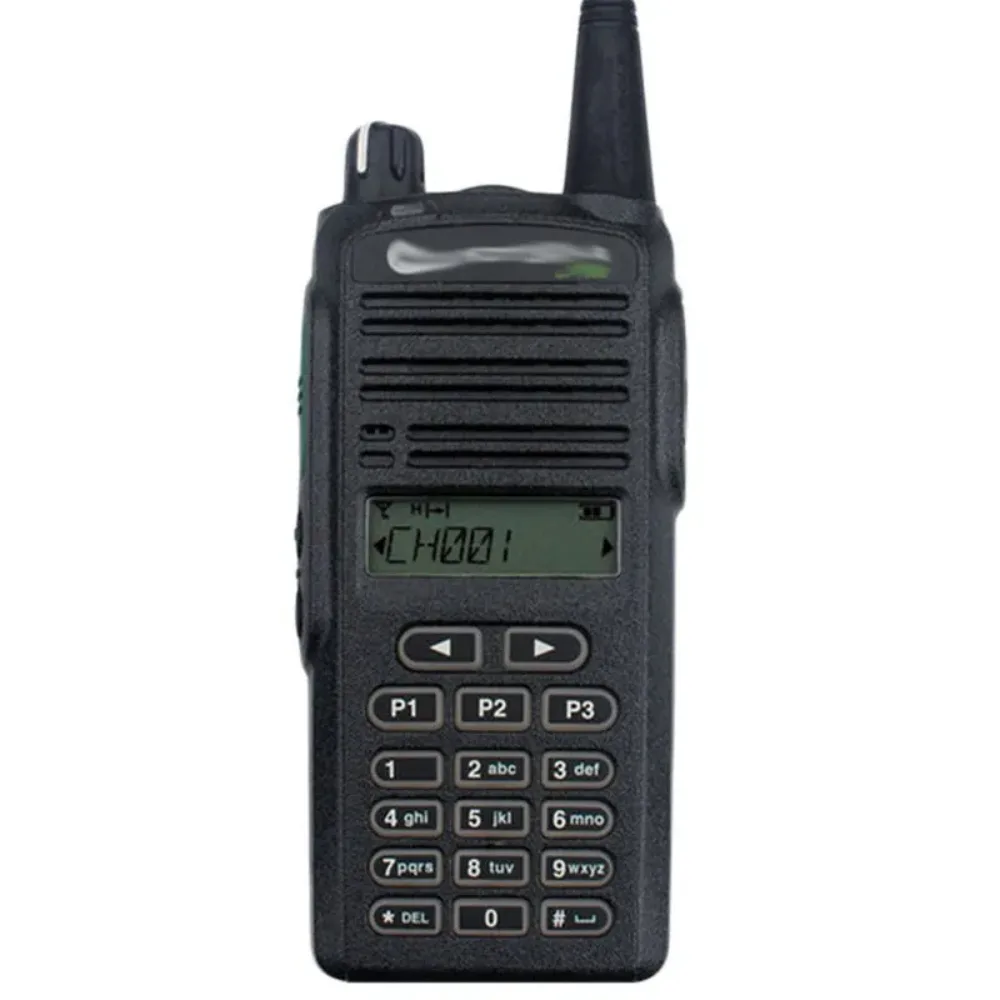 Tw Motorola Cp1660 Two Way Radio Front view of the Motorola CP1660 CP1668 business two way radios