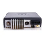 Side profile of the Motorola DM3400 25W DMR vehicle mobile radio