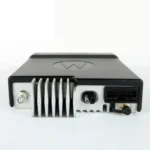 Detail shot of the Motorola DM3401 DMR mobile base station radio