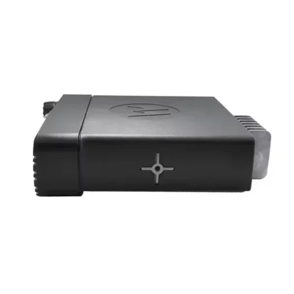 Detail shot of the Motorola DM3600 45W waterproof vehicle mount radio