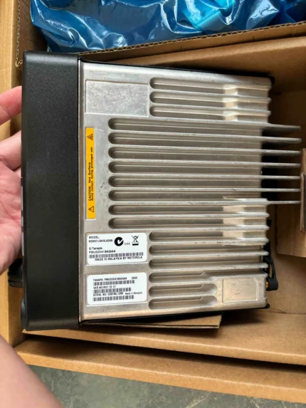 Detail shot of the DM3601 TDMA DMR mobile radio transceiver
