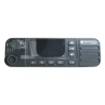 Front view of the Motorola DM4400e vehicle mounted mobile radio