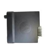 Detail shot of the Motorola DM4400e vehicle mounted mobile radio