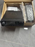 Motorola DM4601e DMR base station radio unit held in hand