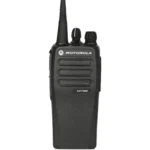Front view of the Motorola DP1400 compact DMR walkie talkie