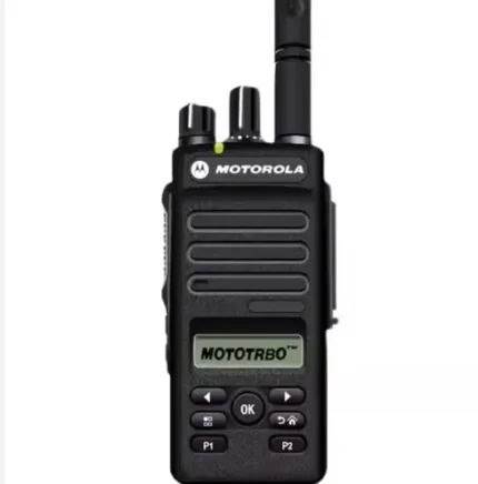 Front view of the DP2600 portable DMR radio for field crews