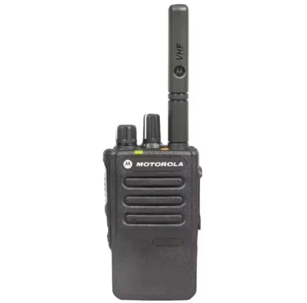 Front view of the Motorola DP3441e DMR digital two way radio